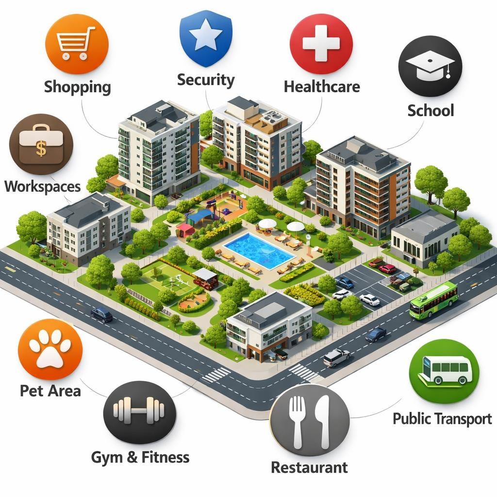 社區自聘總幹事與警衛並委託專業代管理